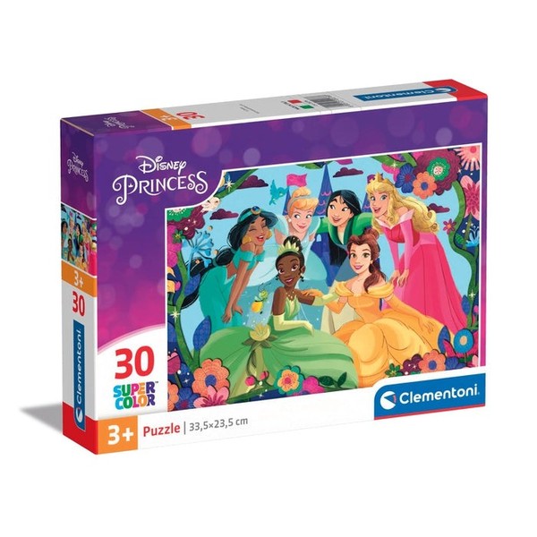 Clementoni 20276 - Disney Princess - 30 Teile Puzzle Supercolor-image
