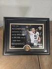 Drew Brees Signed Framed 11x14  Photo Authenticated Limited Edición 1414 Of 5000
