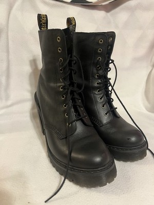 Unisex Dr. Martens Boots 10962  Black Leather Combat Men 9 / Woman\'s 10 Mens Vintage Dr Martens 10962 Black Leather | Mercari main image 4