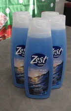 Zest Body Wash Ocean Wave Lot of 5 Bottles