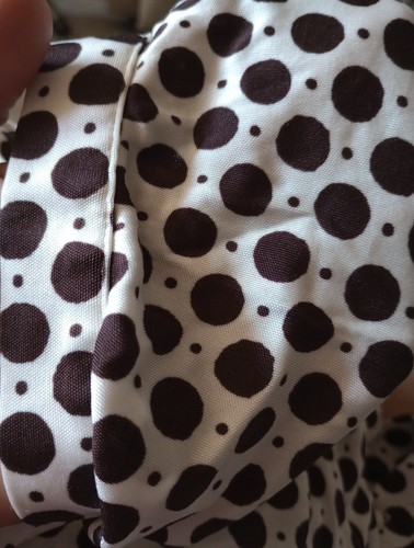 BANANA REPUBLIC Brown PolkadotsPattern Dress Size M - Picture 7 of 14