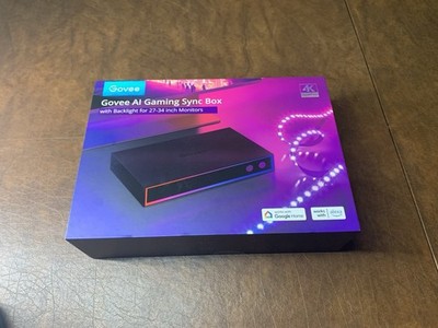 Govee AI Gaming Sync Box Backlight Multicolor LED for 23-34'' Monitors