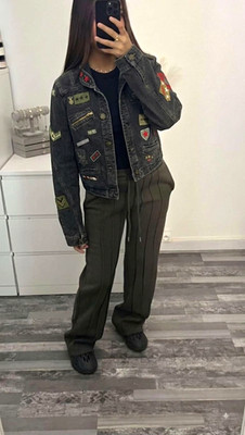 Amani jeans straight fit Jacke & original hochwertig & Vintage &