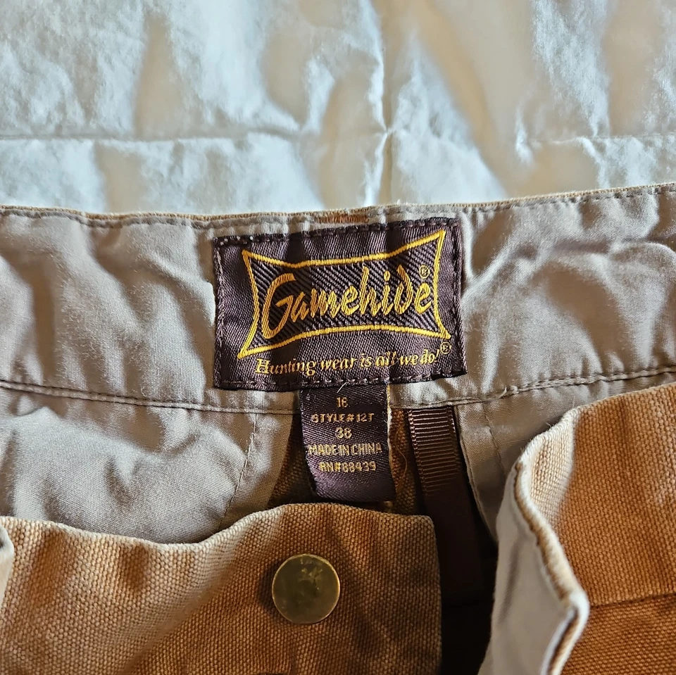 Gamehide Men's 38 Style 12T Heavy Duty Upland Pant Brown Briar Proof  - Image 3 of 4