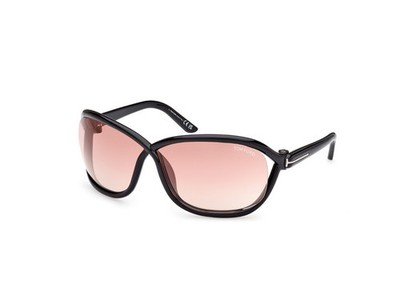 NEW TOM FORD FT1069 01Z SHINY BLACK/VIOLET GRADIENT MIRROR AUTHENTIC SUNGLASSES