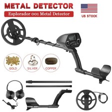 Metal Detector Search Treasure Seeker with Waterproof Search Coil for Kids US