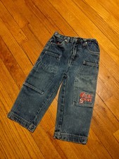 Vintage 90s FUBU Sport Toddler FUBU Denim Jeans sz 24M