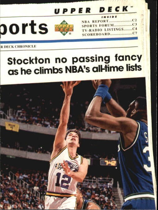 1993-94 Upper Deck SE #224 John Stockton TH - BSK