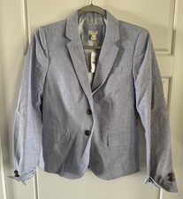 JCrew Women s Light Blue Blazer Size 2 138