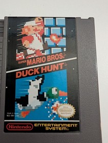 Super Mario Bros. / Duck Hunt Nintendo ( NES ) Game Used Working Condition