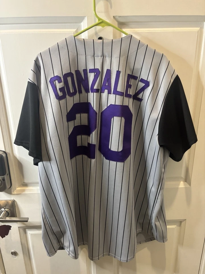 Jersey Luis Gonzalez #20 Arizona Diamondbacks XL Negro Majestic ⚾🐐 2001 Foto 4 de 4