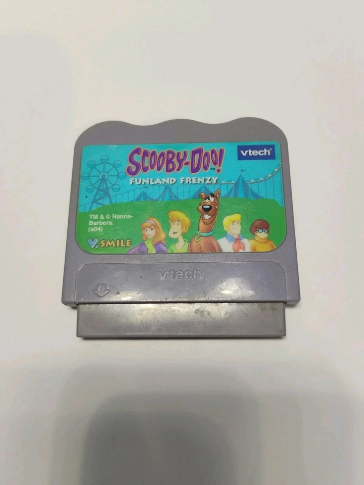 3-VTech V.Smile Learning System Games Spider-Man, Elmo, Scooby Doo. Not Tested - Image 3 of 4