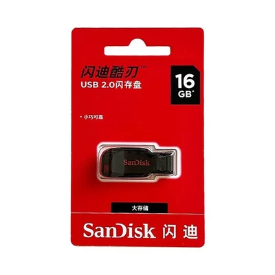 SanDisk Cruzer Blade USB 16GB 32GB 64GB 128GB 2.0 Flash Drive Memory Stick