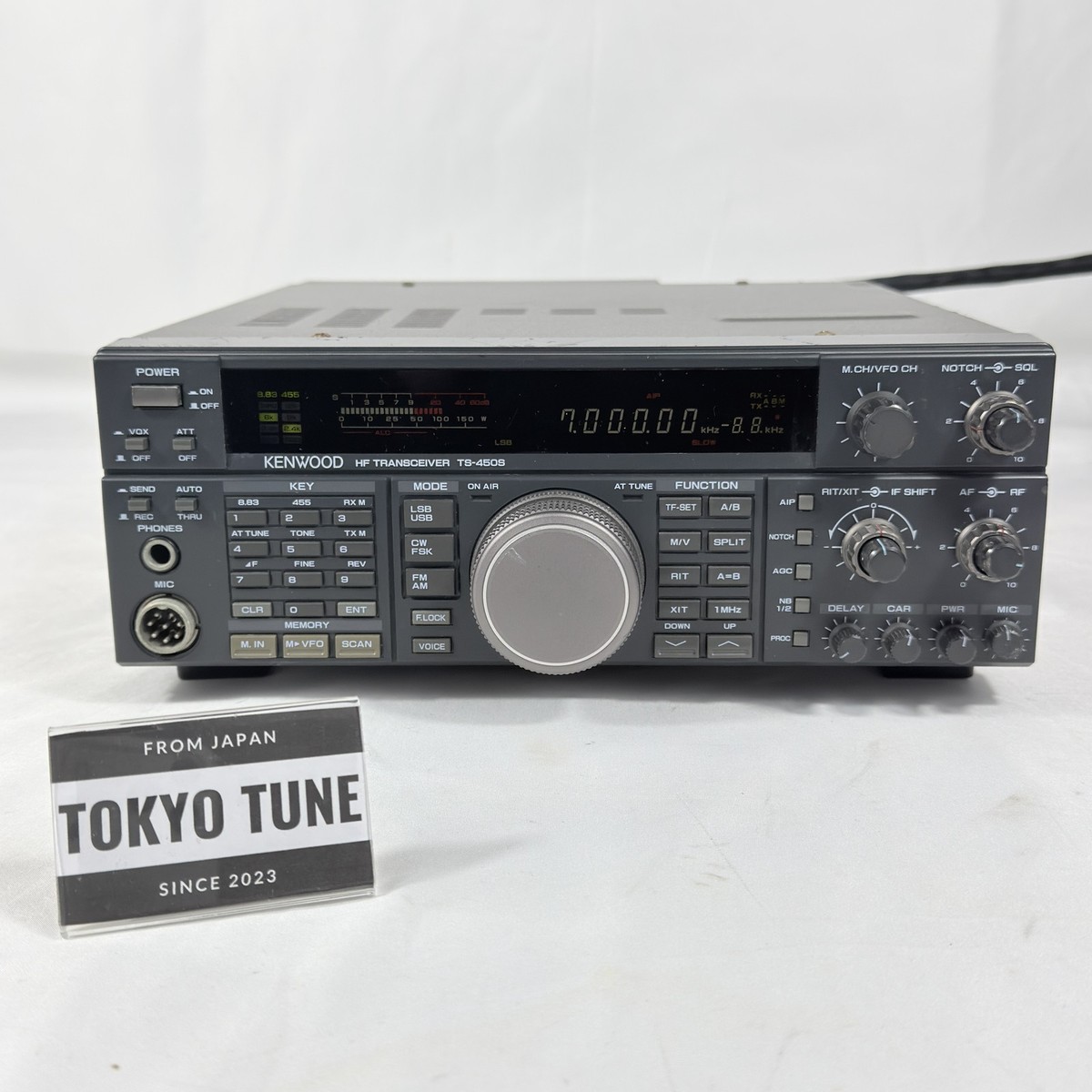 KENWOOD TS-450S トランシーバー KENWOOD TS-450S 100W AT HF All Mode Transceiver Antenna Tuner As