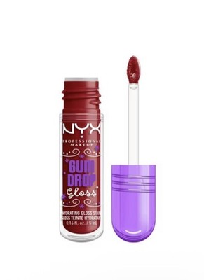 NYX Gum Drop Gloss Hydrating Lip Stain   Cranberry Splash 0.16 fl oz