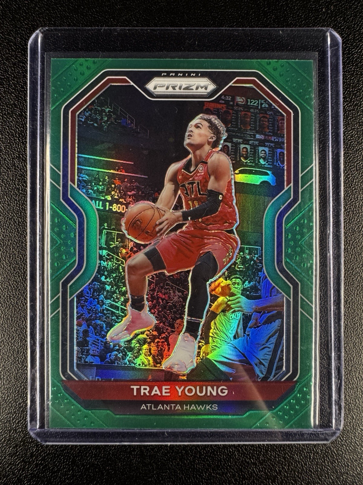 2020-21 Panini Prizm - Trae Young #64 Green Prizm