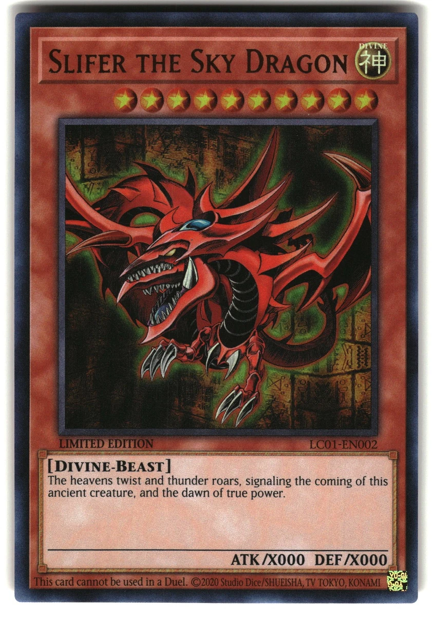 Slifer The Sky Dragon Konami Yu-Gi-Oh! TCG Legendary Collection