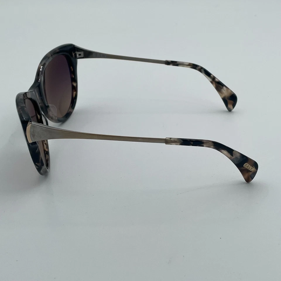 SALT Optics Sunglasses Tortoise Polarized Brown Gradient Lens Blanchett w Case - Image 3 of 4
