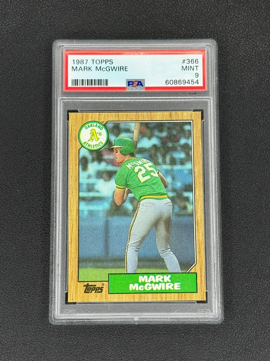 Mark McGwire 9 Graded Baseball Sports Trading Cards & Accessories