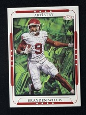 2023 Sage Artistry Red Brayden Willis San Francisco 49ers Rookie Card #16. rookie card picture
