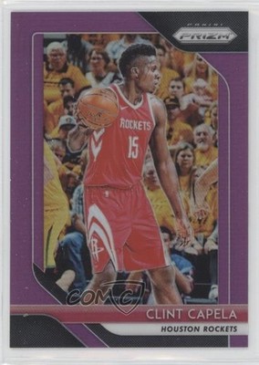 2018-19 Panini Prizm Purple Prizm 24/75 Clint Capela #74 z7j