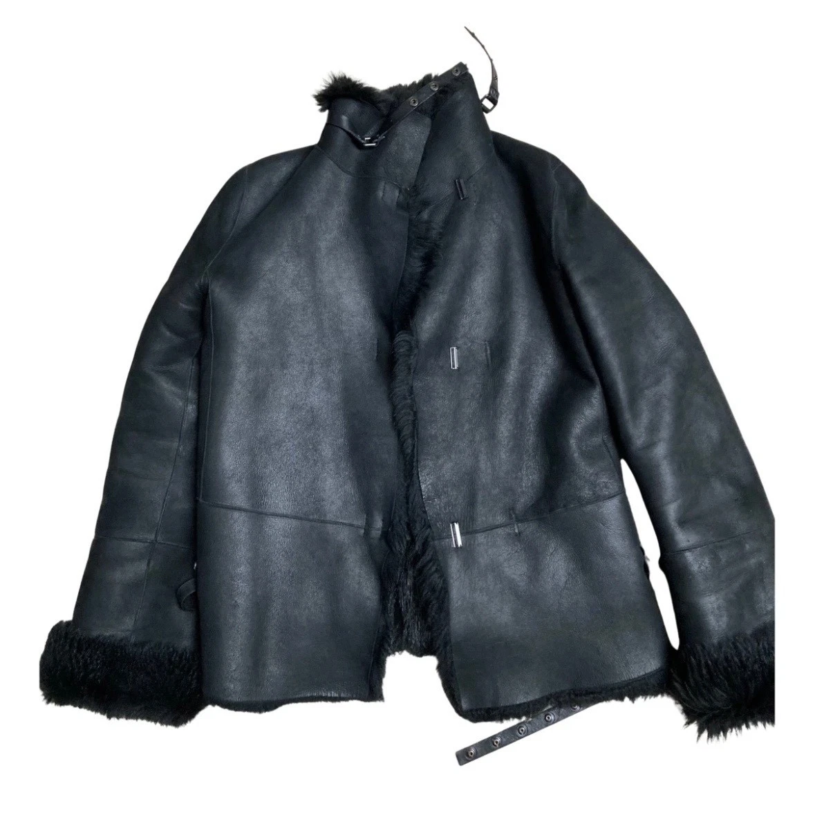 Gucci Leather Outer Shell Black Coats, Jackets & Vests for Women