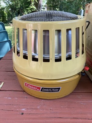 Vintage 1973 Coleman #515A704 Gold Deluxe Catalytic Heater | eBay