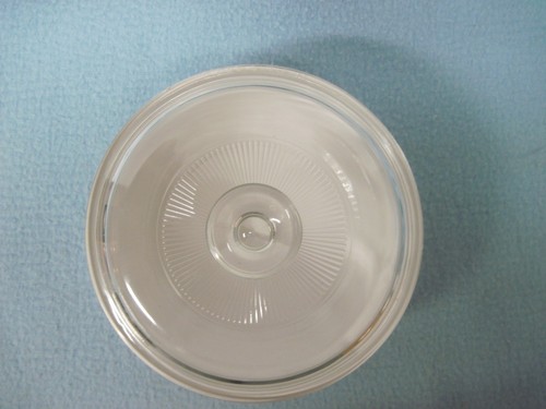 Corning Ware F-5-B Französisch Weiß Runde Auflaufform 1,6 Lt mit Pyrex Deckel G-5-C - Bild 5 von 8