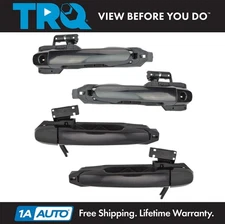 TRQ 4 Piece Exterior Outside Door Handle Kit for Corolla Camry