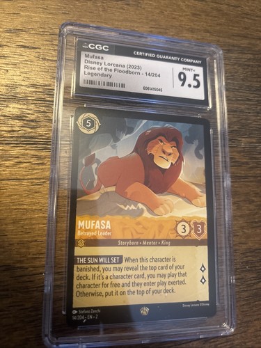 Mufasa - Betrayed Leader graded CGC 9.5 for sale on eBay