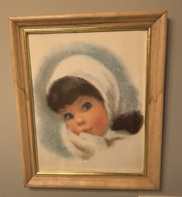 #ad VTG 1960s Northern Tissue Girl Print Frances Hook American Beauties 13.5x16 $21.50