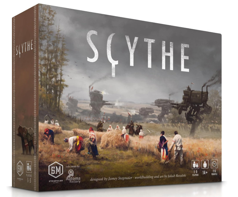 Scythe | Board Game | Stonemaier Games | Ages 14+ | 1-5 Players | 90-115 Minutes