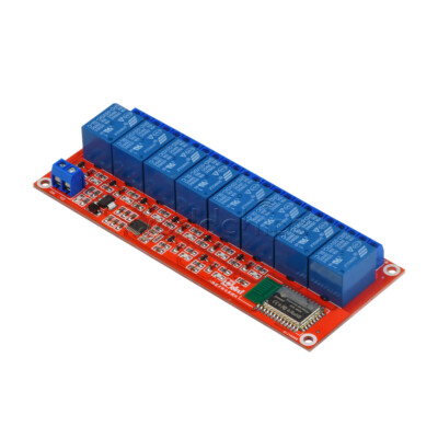 Relay Module With Bluetooth And Arduino 5V Eight Ch 8 Channel Bluetooth Relay Module for Arduino PIC ARM DSP ...