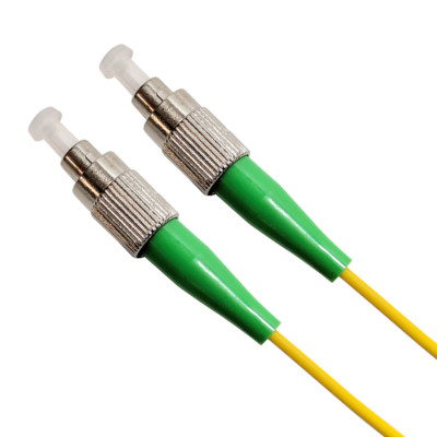Fiber Optic Cable Patch Cord, Singlemode, Simplex FCAPC to FCAPC, 2M (6ft)