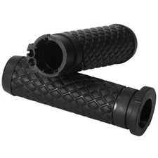 Black Nice Touching Hand Grips Cable Throttle 1" For Harley Iron XL883N 2022 US