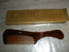 NEW Vintage Avon Cambridge Collection Handled Tortoise Comb