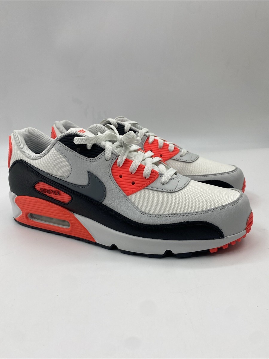 Nike Air Max 90 GORE-TEX Infrared FD5810-101 Men's Sizes 9.5