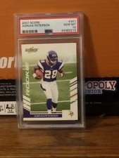 2007 Score Adrian Peterson Rookie Card PSA 10 Gem Mint