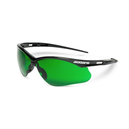 JACKSON SG 50008 Safety Glasses Universal Size IR 3.0 Lens Black Frame