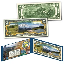 DENALI America the Beautiful PARKS Alaska Official $2 U.S. Bill