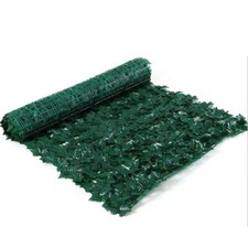 118"x20" Artificial Privacy Fence Wall Screen Faux Ivy Leaf Outdoor Garden Decor