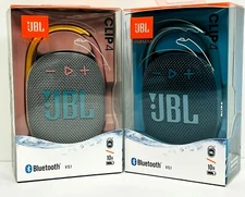 JBL Clip 4 Ultra-Portable Bluetooth Wireless Waterproof Speaker Blue or Grey NEW