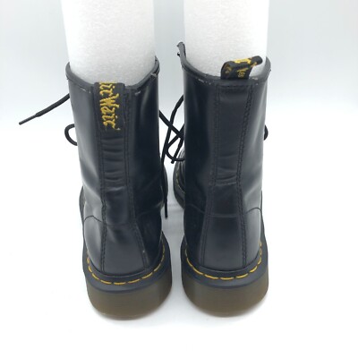 Bottes Dr. Martens 10072 En Cuir Noir - Taille 39 EU - Occasion En Très Bon état
