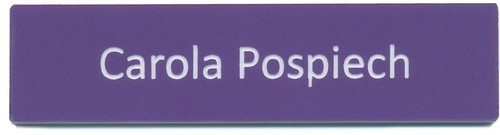 Namensschild Ansteckschild mit Magnet oder Nadel, Namensgravur personalisiert - Bild 15 von 19