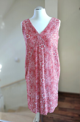 Sommerkleid v. Next, neu, gemustertes Kleid, Gr. 38, rot-weiß, Blumenmuster