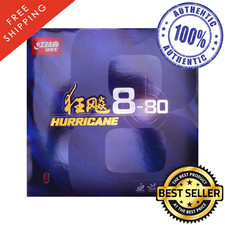 DHS Hurricane 8-80 38' Table Tennis  Ping Pong Rubber, Pick Color and Thickness