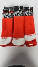 Twin City Knitting PTWT1 Baseball Sock Lot of 11 Pairs of Large Orange