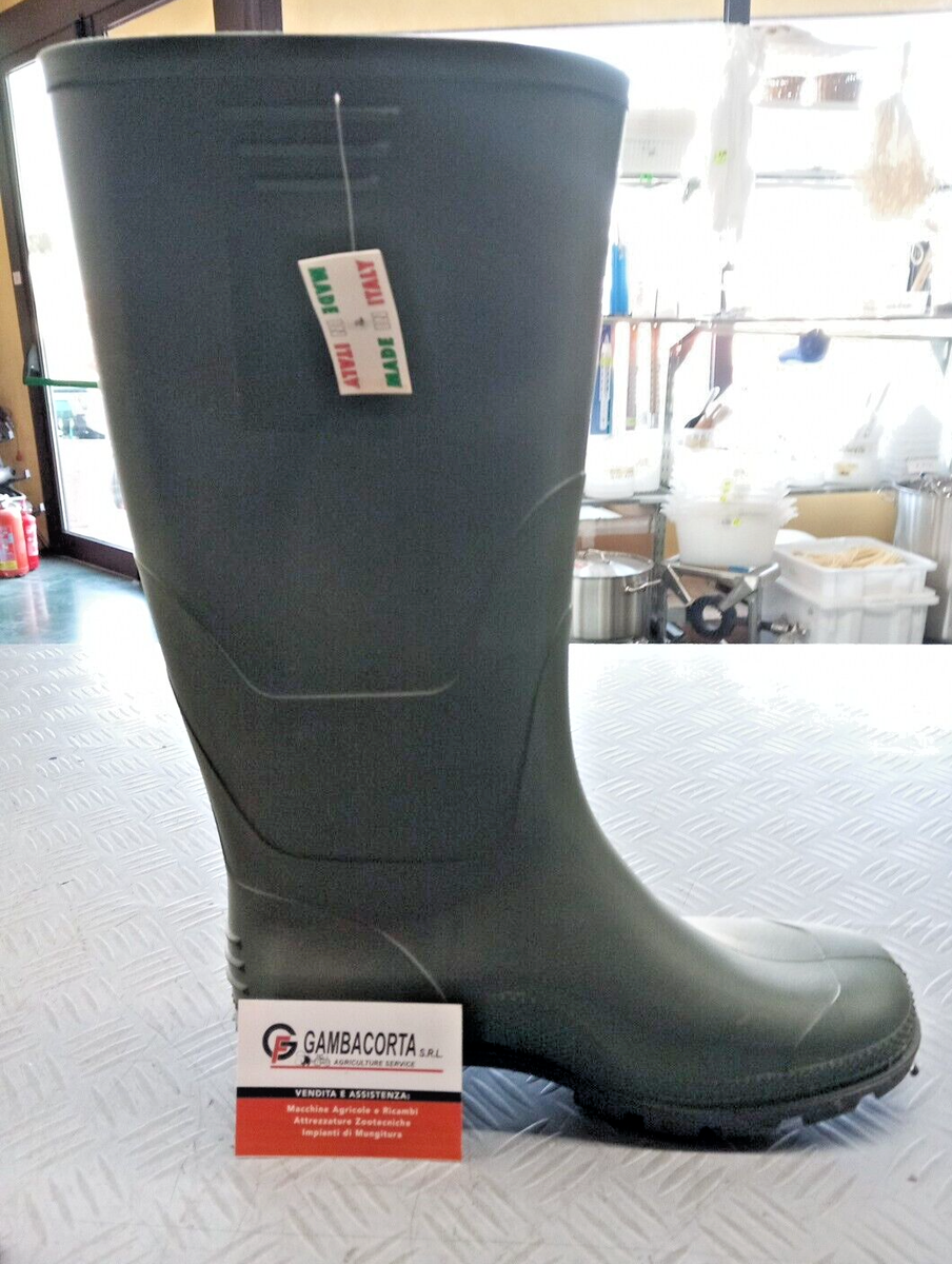Stivali in gomma antiscivolo 44 PVC ALTI campagna stalla pesca