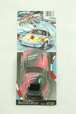 Pink & Green Turbo Sparker Porsche 930 Friction Powered Model Car