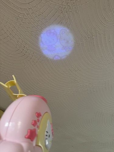 Hello Kitty Sanrio rosa Babybett Projektor - Bilder & Musik voll funktionsfähig - Bild 5 von 6